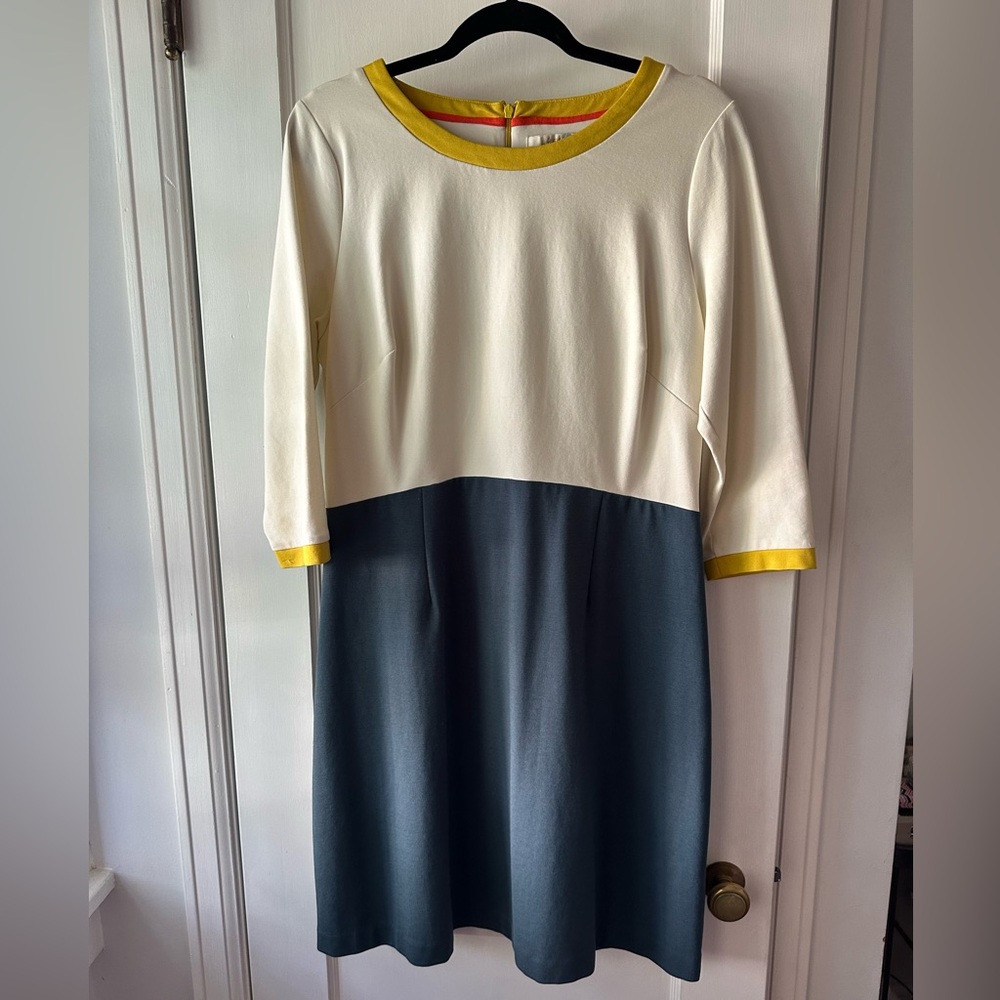 Boden Louise Color Block Ponte Dress 12R
